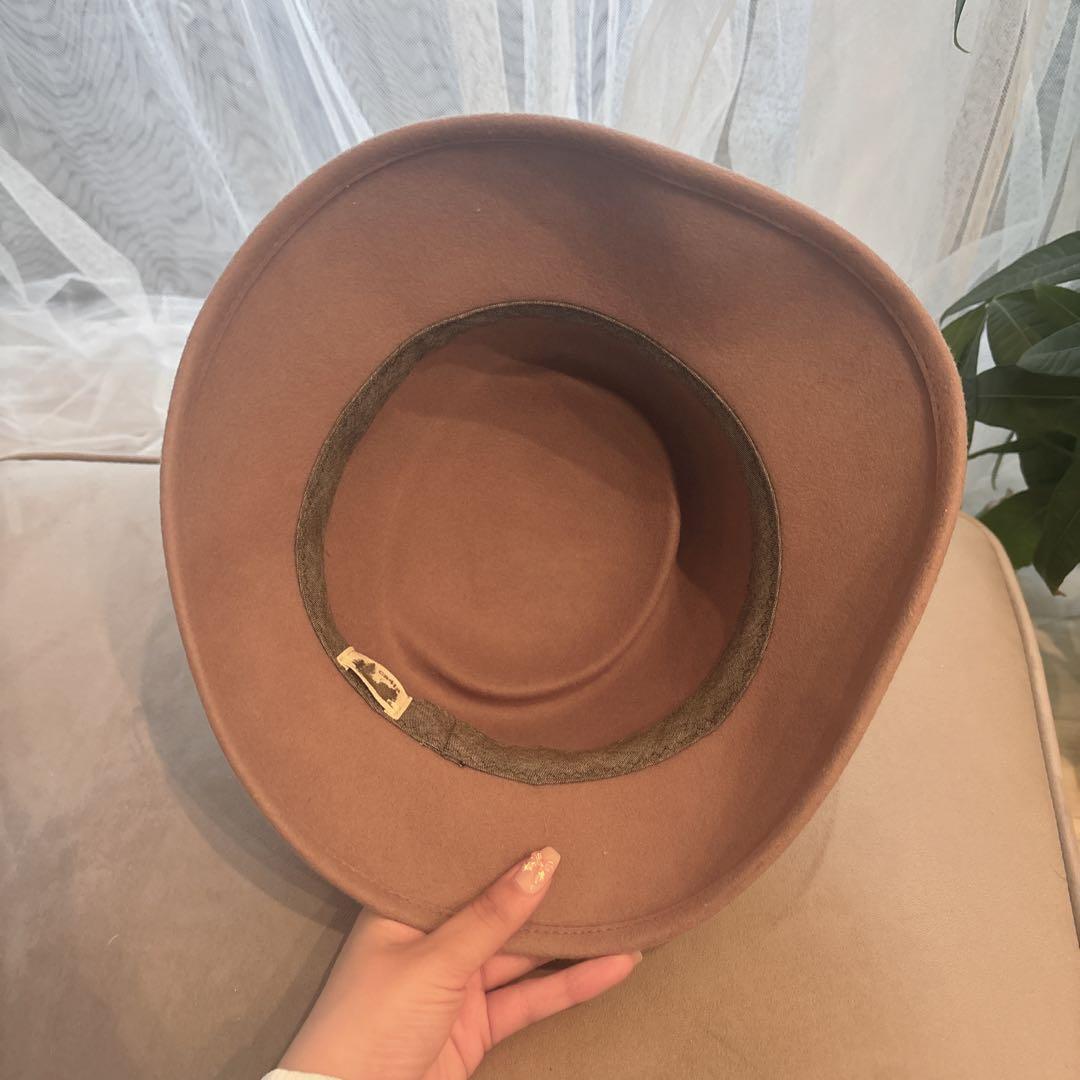 【ARIGATOCHANさま専用】　フェルトハット✨リボン【美品】