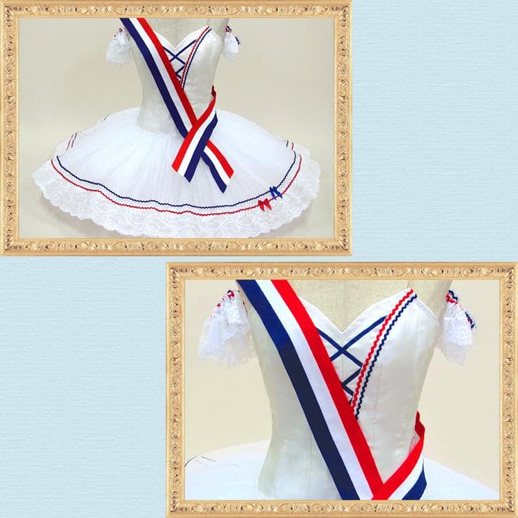 お値下げ　#150【新品】 バレエ　バレエ衣装　クラシックチュチュ　ホワイト