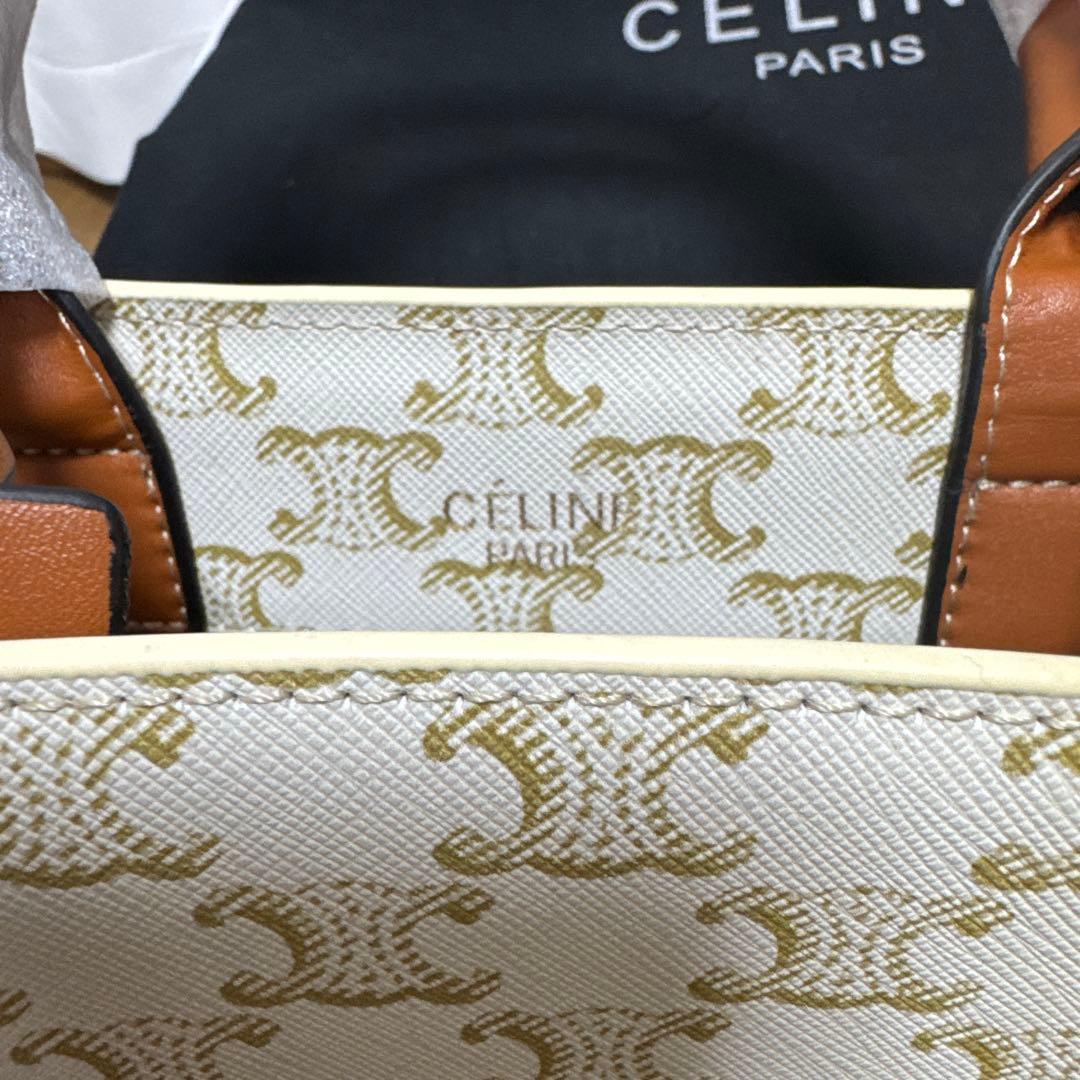 CELINE セリーヌ モノグラム トートバッグ ショルダー紐付き
