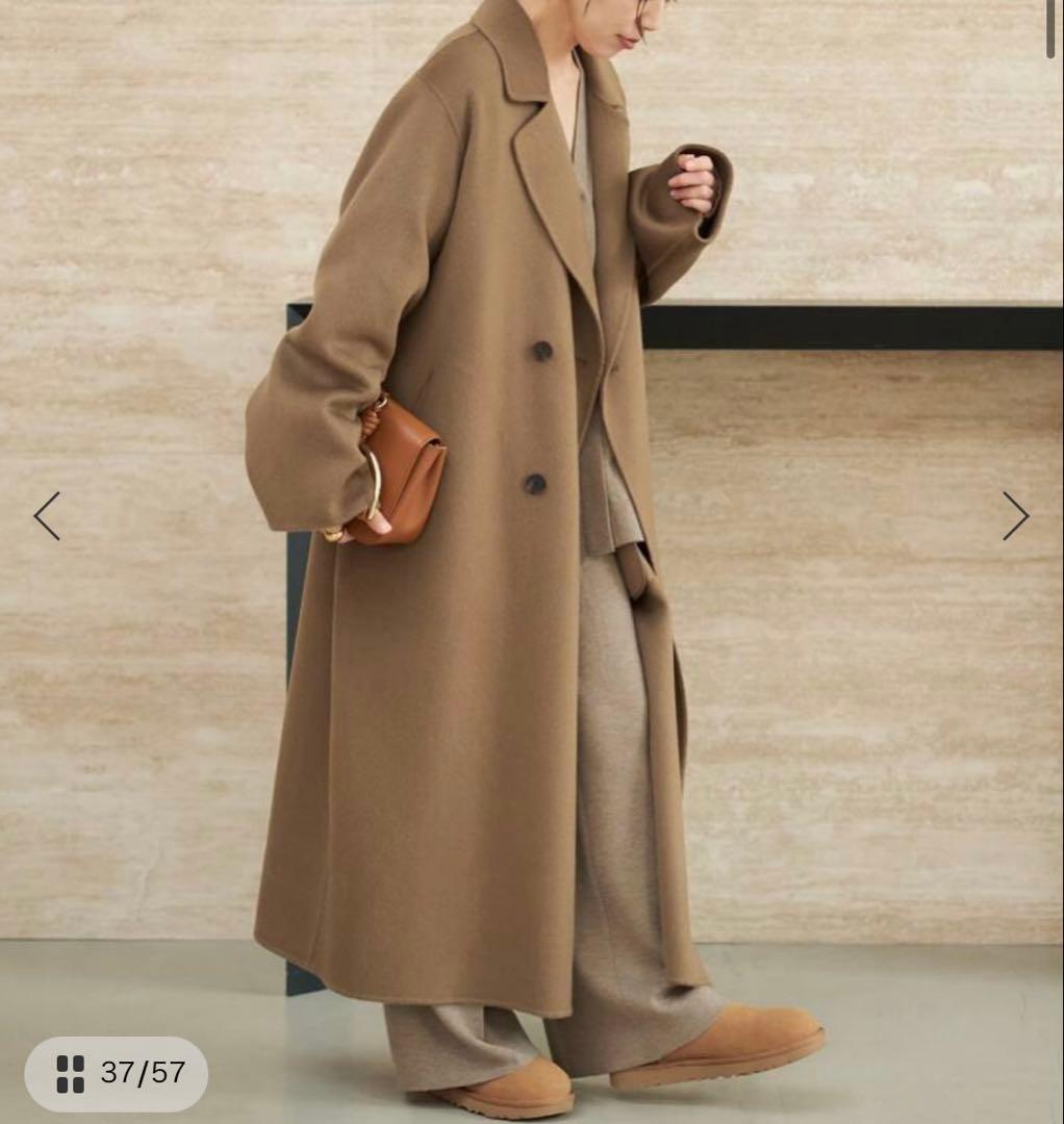 plage HAMILTON PEA コート ブラウンD 38