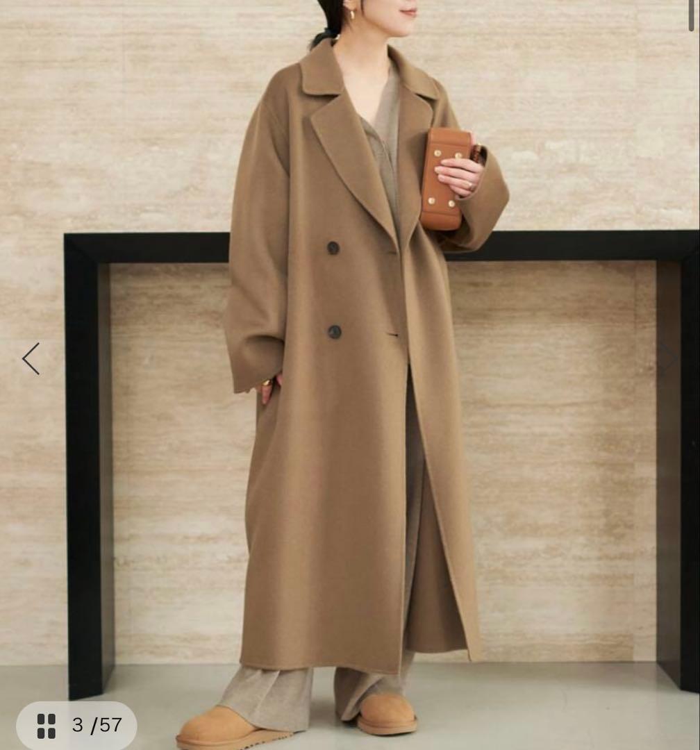 plage HAMILTON PEA コート ブラウンD 38