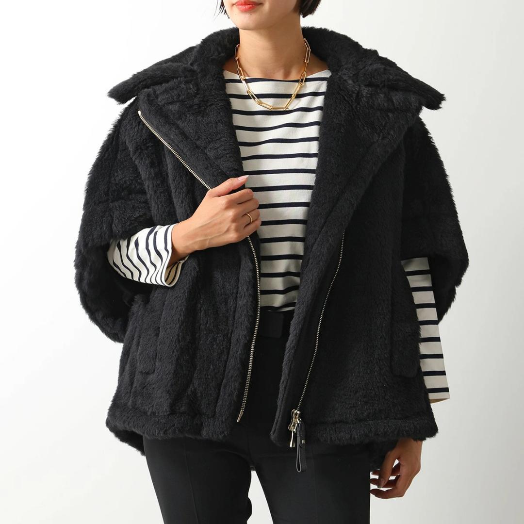 マックスマーラ　MAXMARA テディベアポンチョ　ケープ　NEWMANTO