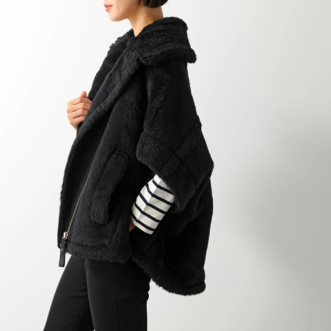 マックスマーラ　MAXMARA テディベアポンチョ　ケープ　NEWMANTO