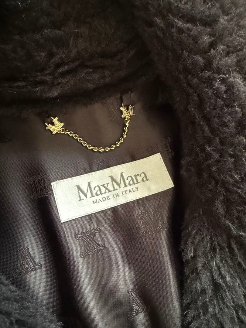 マックスマーラ　MAXMARA テディベアポンチョ　ケープ　NEWMANTO