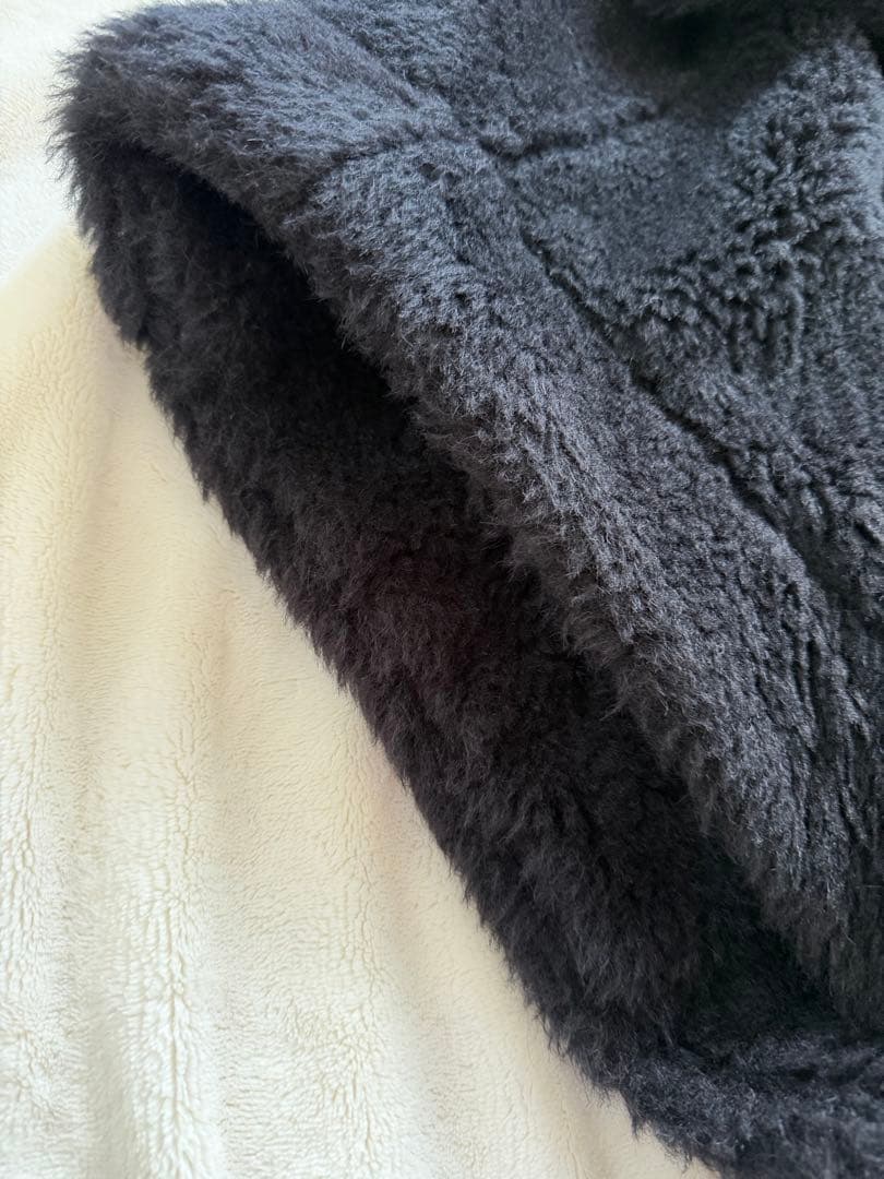 マックスマーラ　MAXMARA テディベアポンチョ　ケープ　NEWMANTO