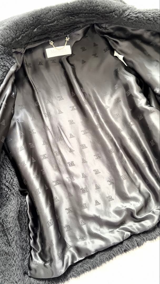 マックスマーラ　MAXMARA テディベアポンチョ　ケープ　NEWMANTO