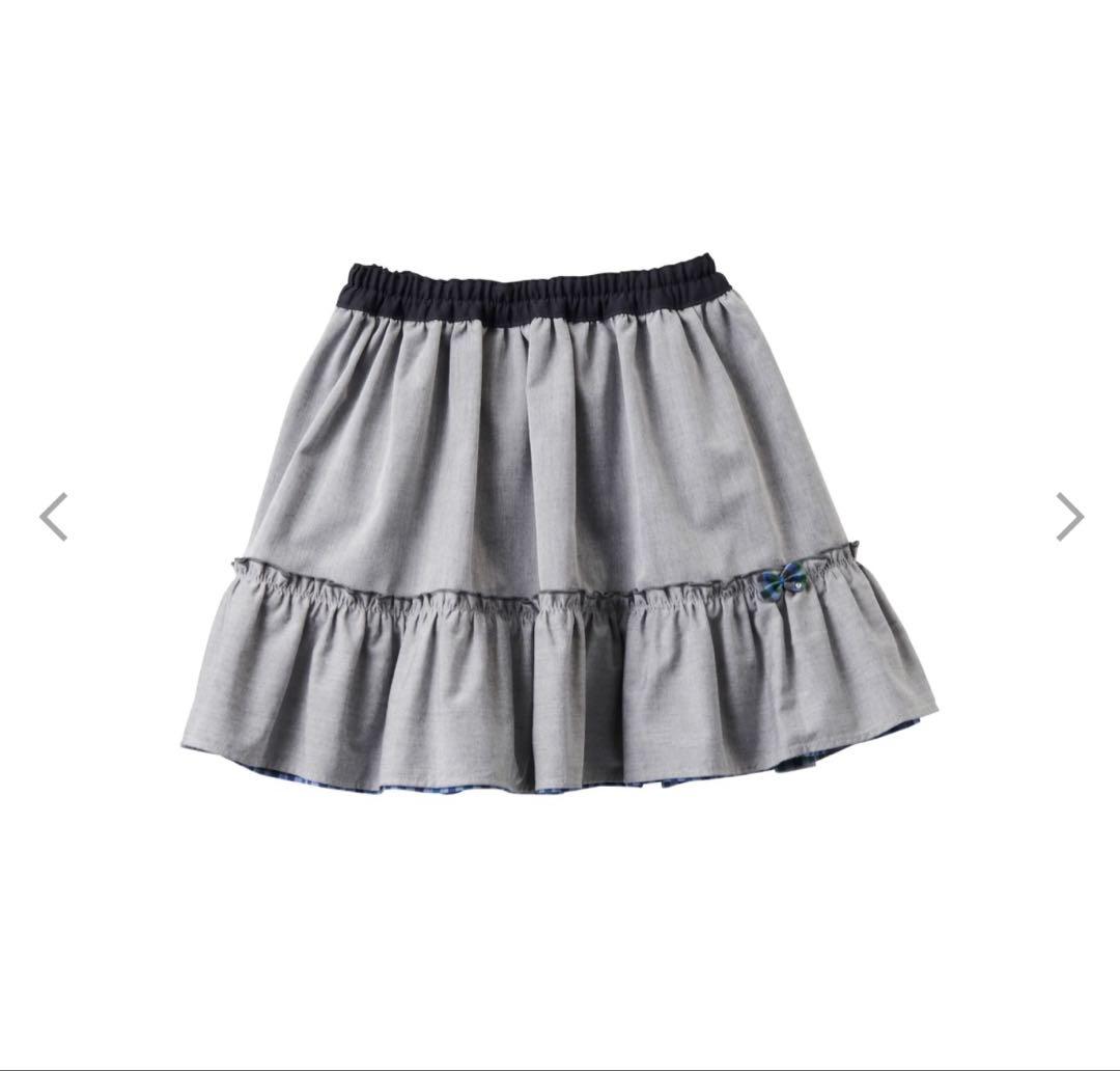 メ*ン様 【新品未使用】familiar ファミリア スカート リバーシブル X