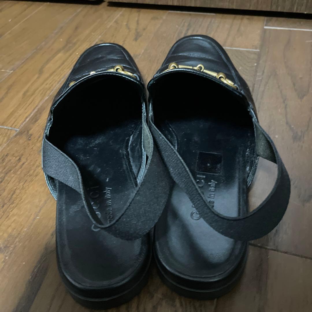 グッチ　ホースビットレザーサンダル