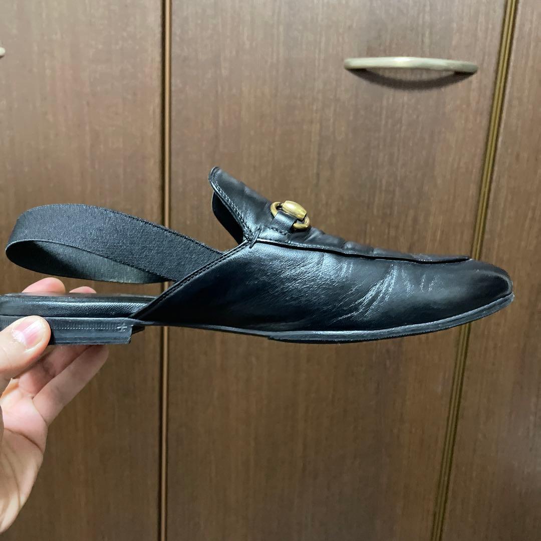 グッチ　ホースビットレザーサンダル