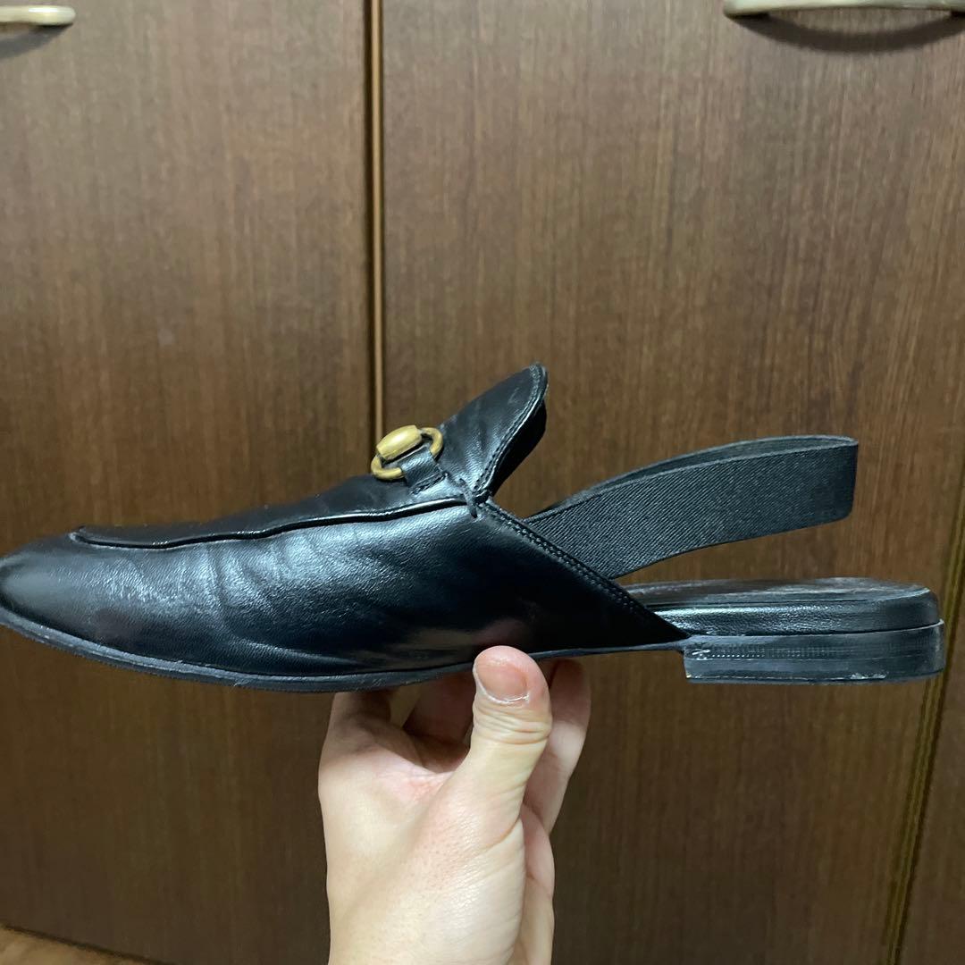 グッチ　ホースビットレザーサンダル