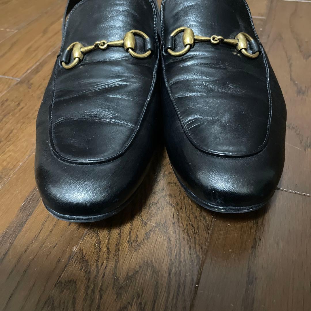 グッチ　ホースビットレザーサンダル