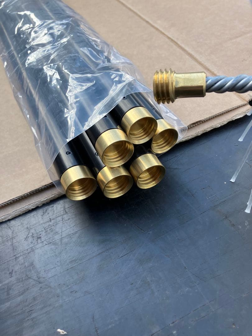 煙突掃除ブラシ６本セット　ファイヤーサイド