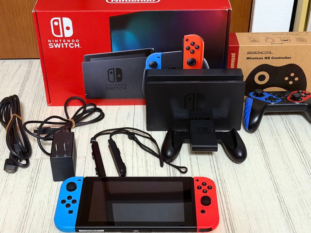 Nintendo Switch 本体付属品完備 256GBメモリ&コントローラー
