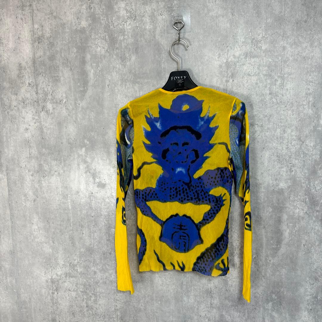 VIVIENNE TAM ブルードラゴン パワーネット トップス 1 青龍