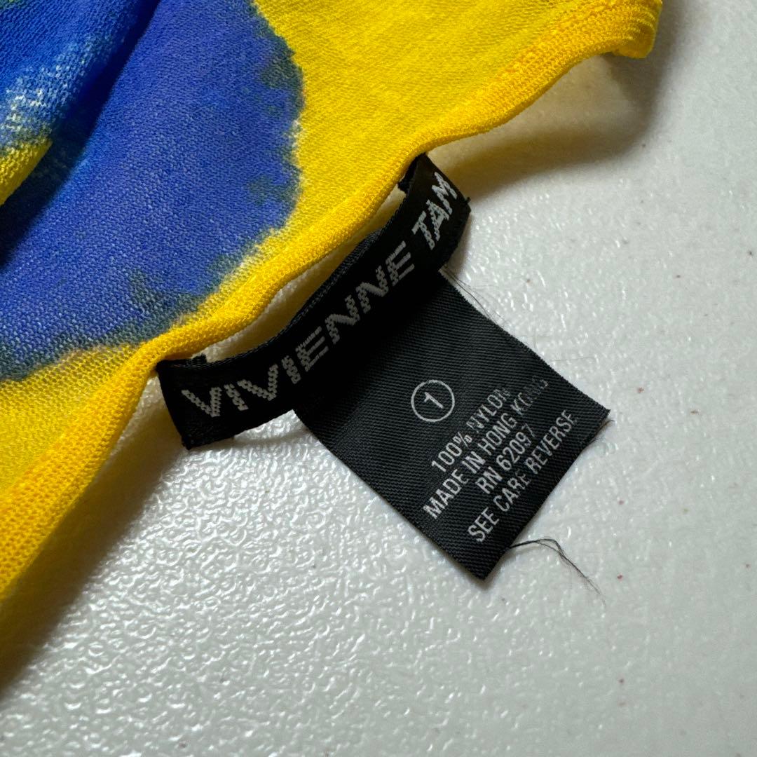 VIVIENNE TAM ブルードラゴン パワーネット トップス 1 青龍