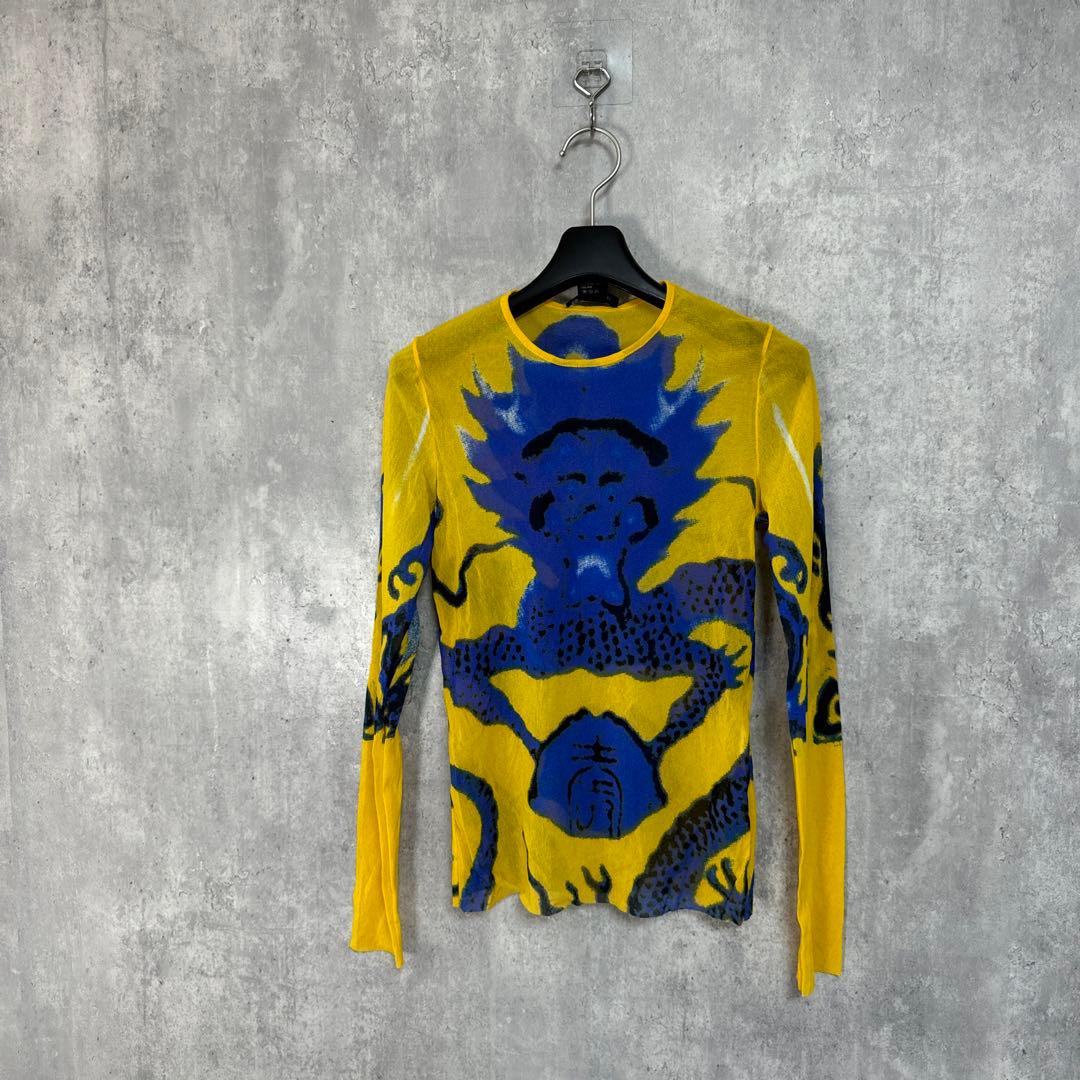 VIVIENNE TAM ブルードラゴン パワーネット トップス 1 青龍