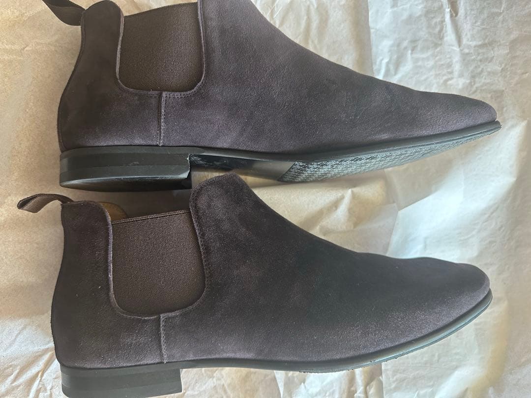 スエード ショート サイドゴアブーツ UNITED ARROWS