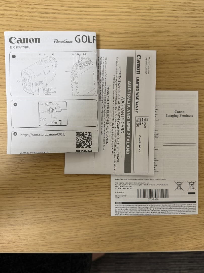 Canon レーザー距離計 PowerShot GOLF SDカード付