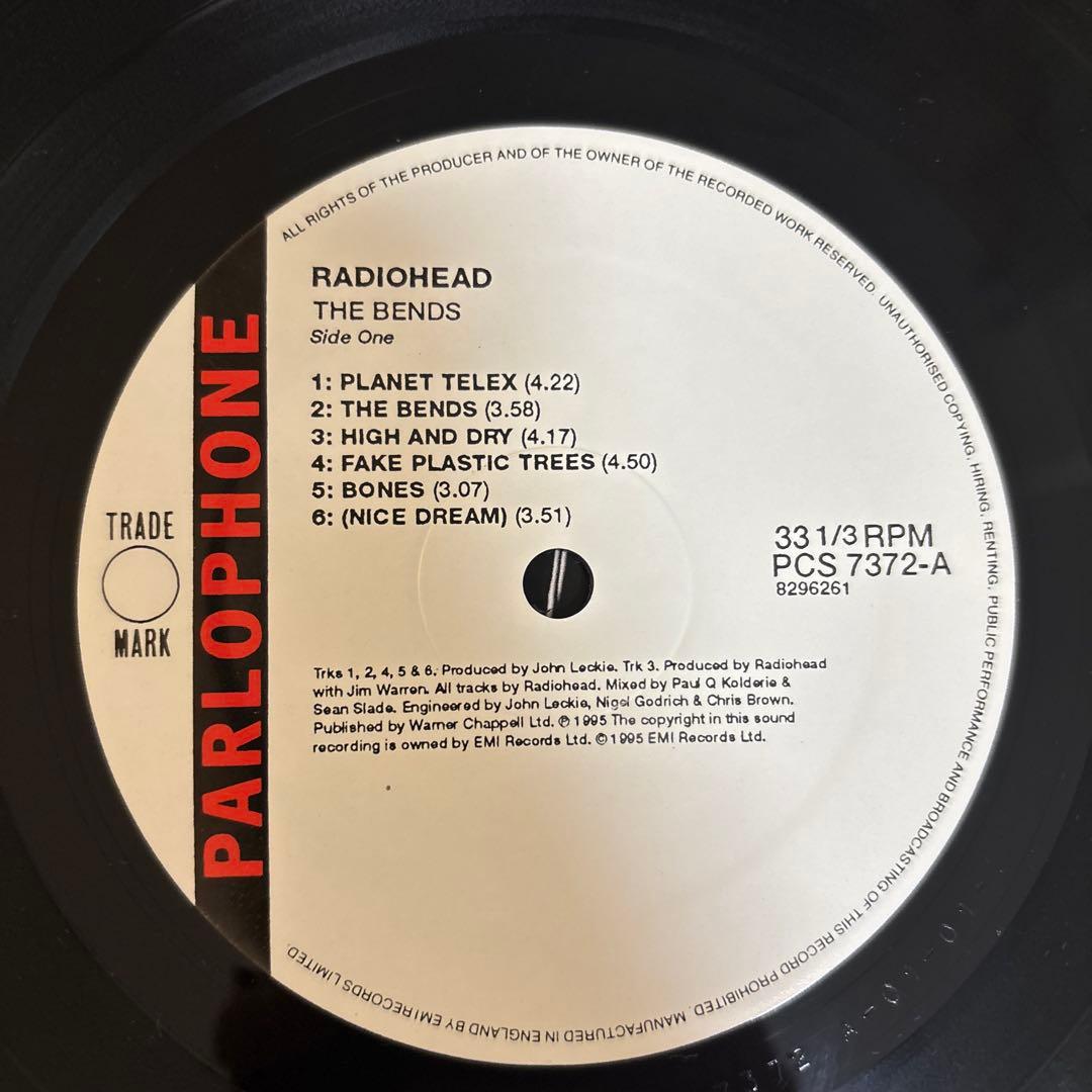 radiohead LPレコード The Bends