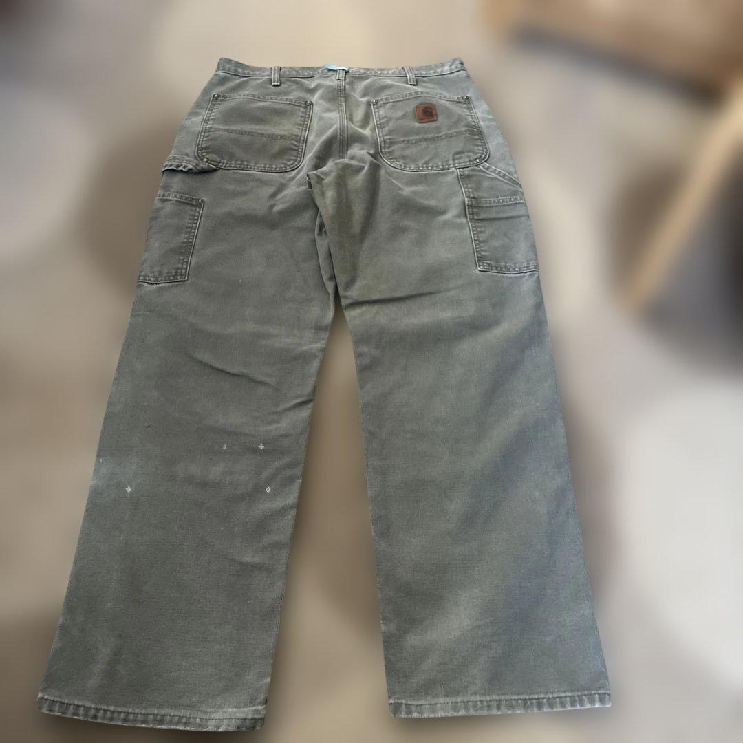 た*か様 Carhartt カーハート B136 MOSダブルニー 32×30