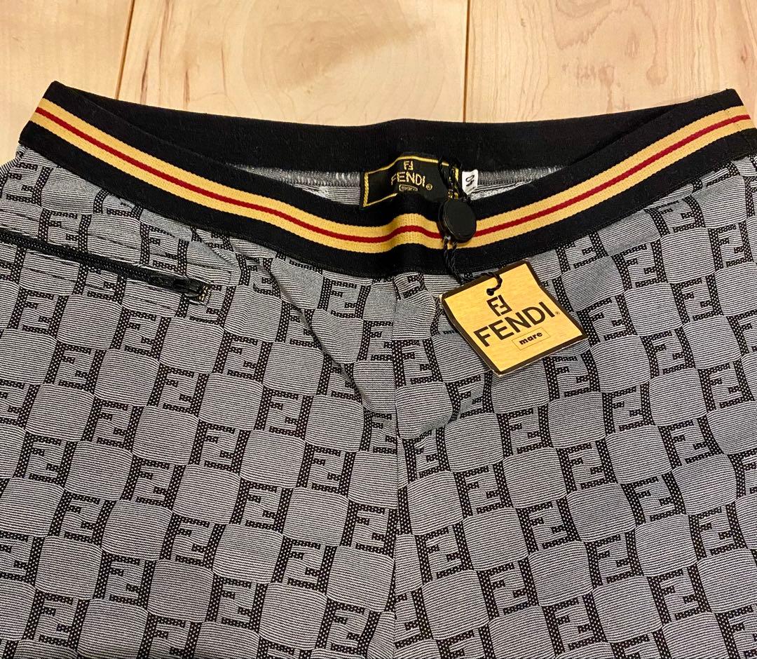FENDI ズッカ柄 グレー パンツ 新品タグ付き 希少