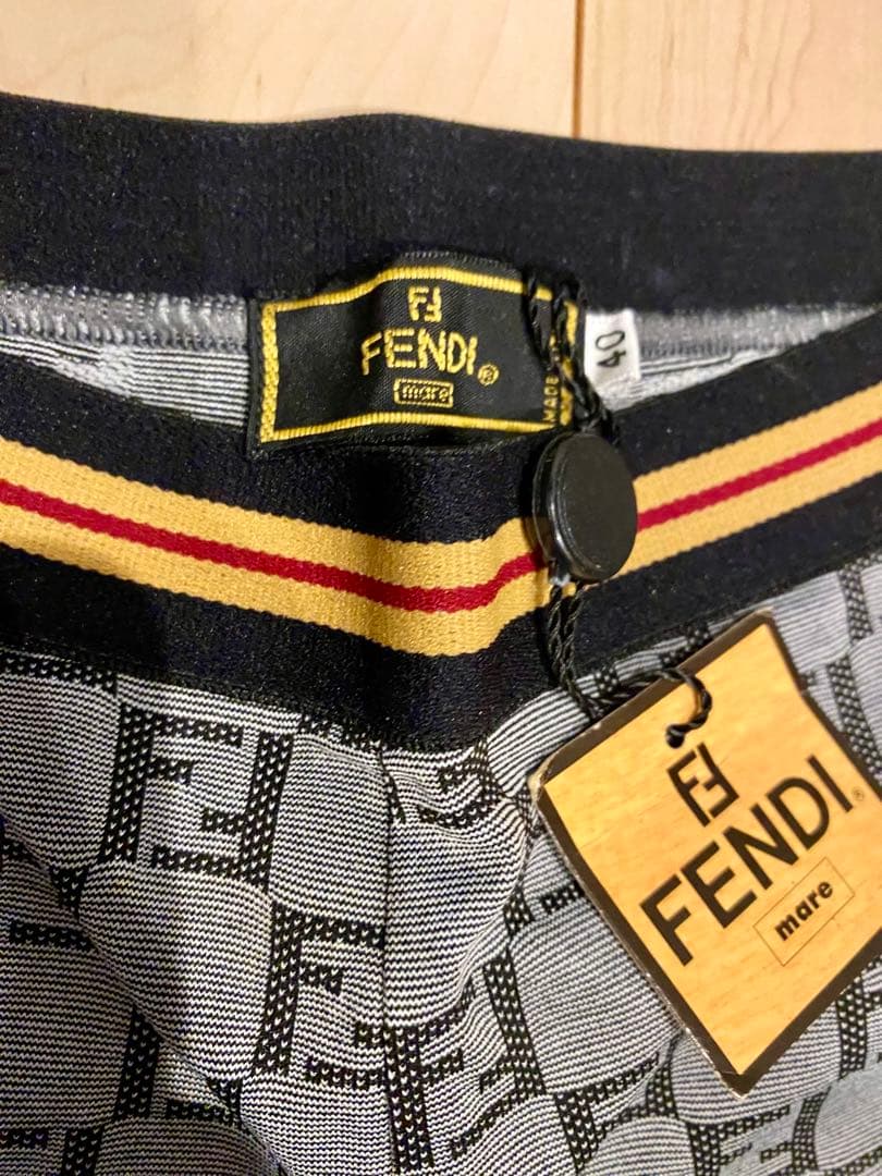 FENDI ズッカ柄 グレー パンツ 新品タグ付き 希少
