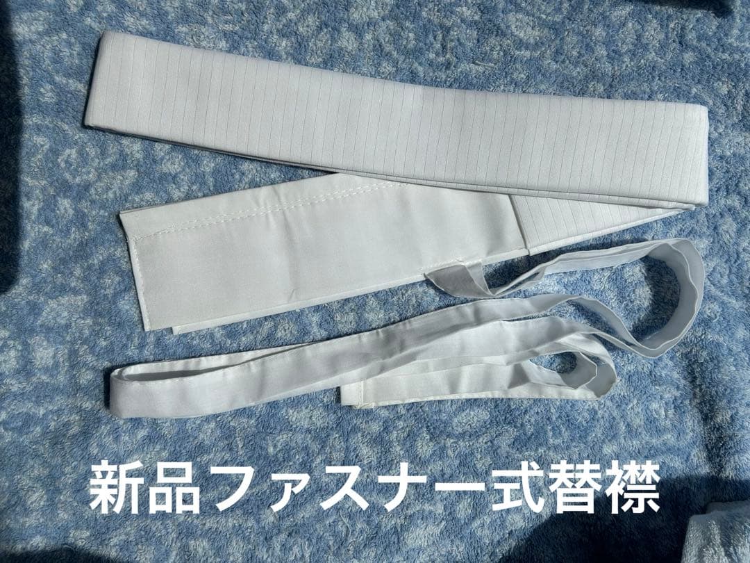 ローズカラー襦袢　夏用襦袢　絽用襦袢　ファスナー襟　スペアの襟・裾回し各１枚