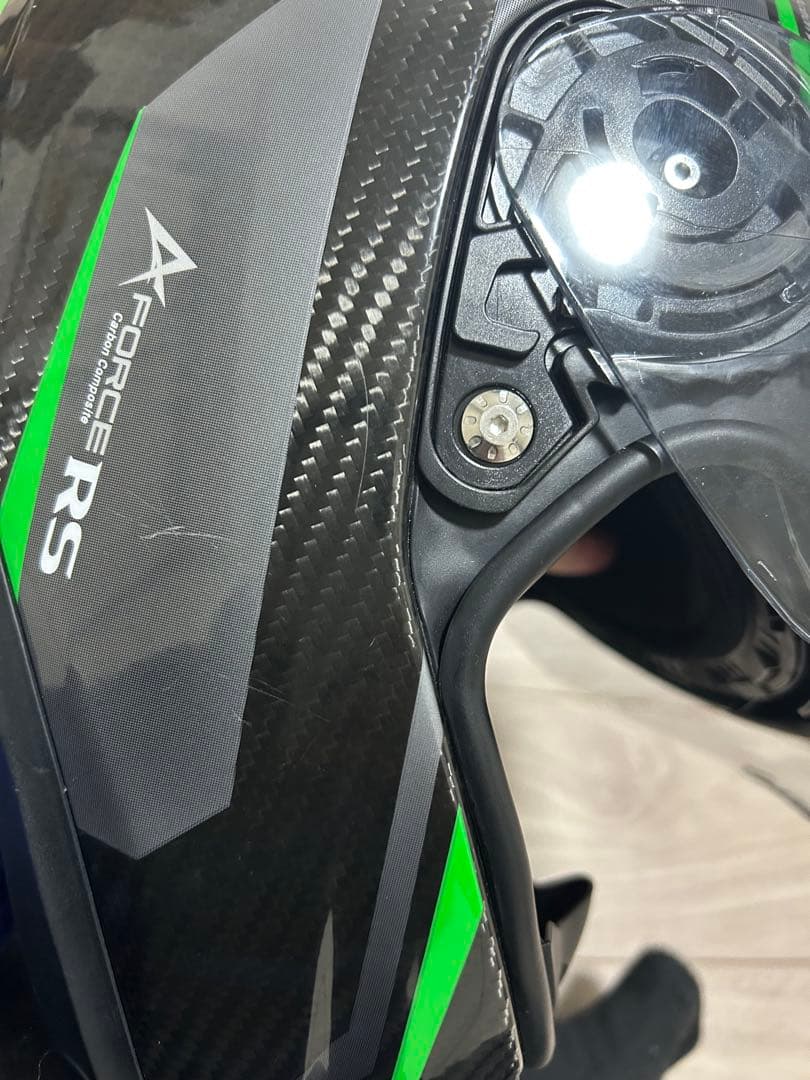 く*ぽ様 WINS A-FORCE RS カーボン フルフェイスヘルメット DA