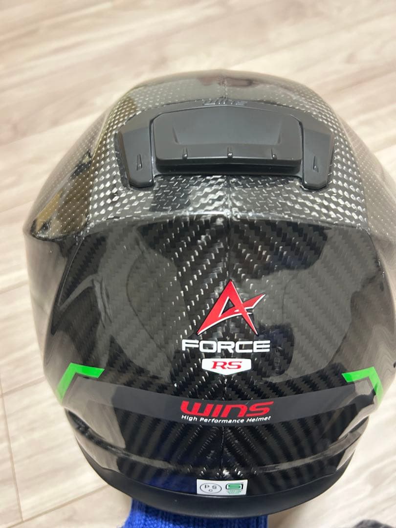く*ぽ様 WINS A-FORCE RS カーボン フルフェイスヘルメット DA