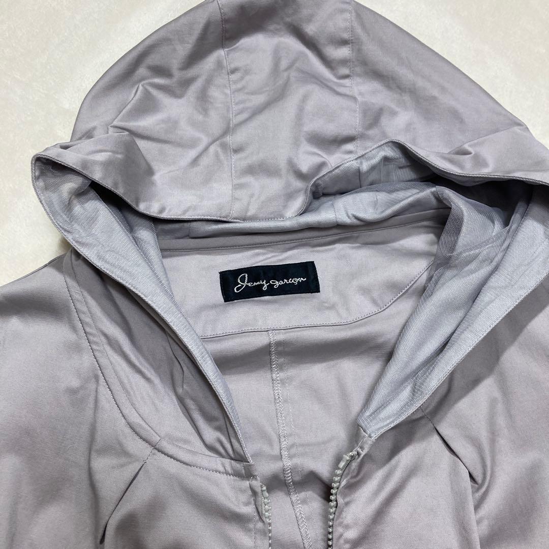 【新品】ジェニーギャルソン　スプリングコート　くすみカラー　ピンク　フード付き