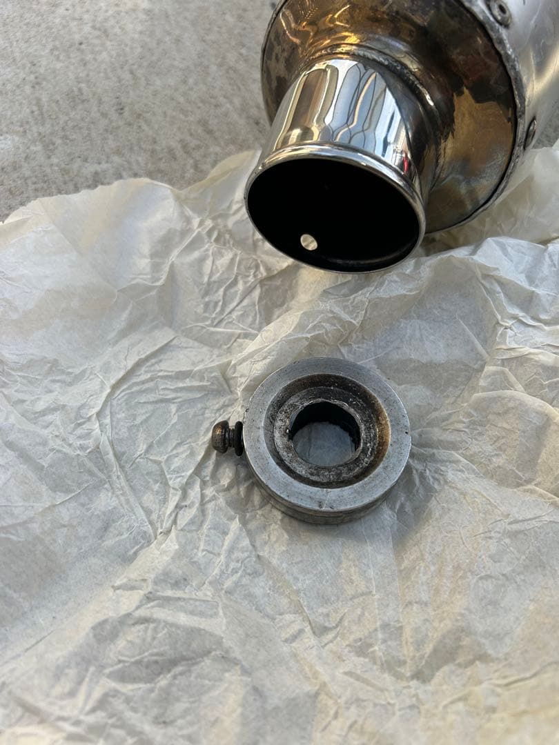 アドレスv125g cf46 武川ボンバーマフラー　ヨシムラタケガワ