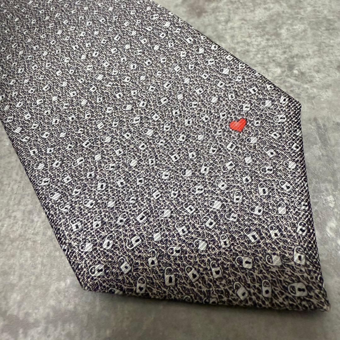【✨極美品✨】BVLGARI ブルガリ ネクタイ シルバー セッテピエゲ 結婚式