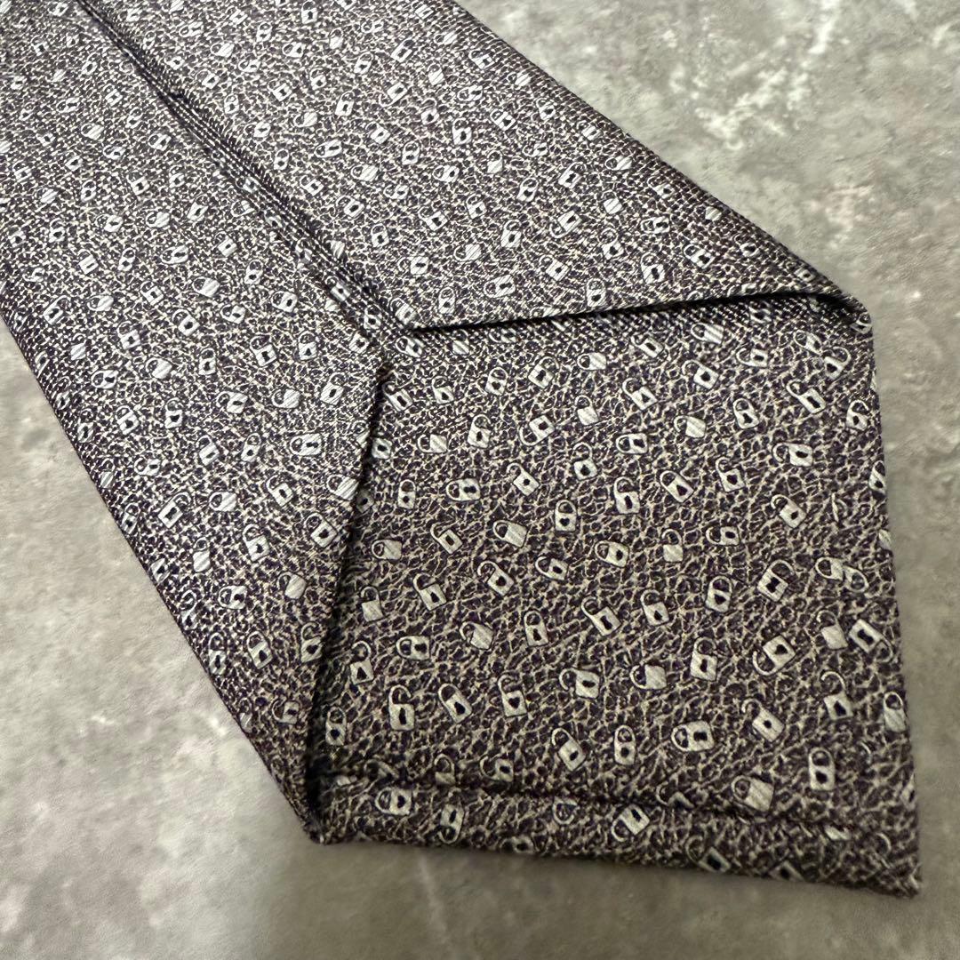 【✨極美品✨】BVLGARI ブルガリ ネクタイ シルバー セッテピエゲ 結婚式