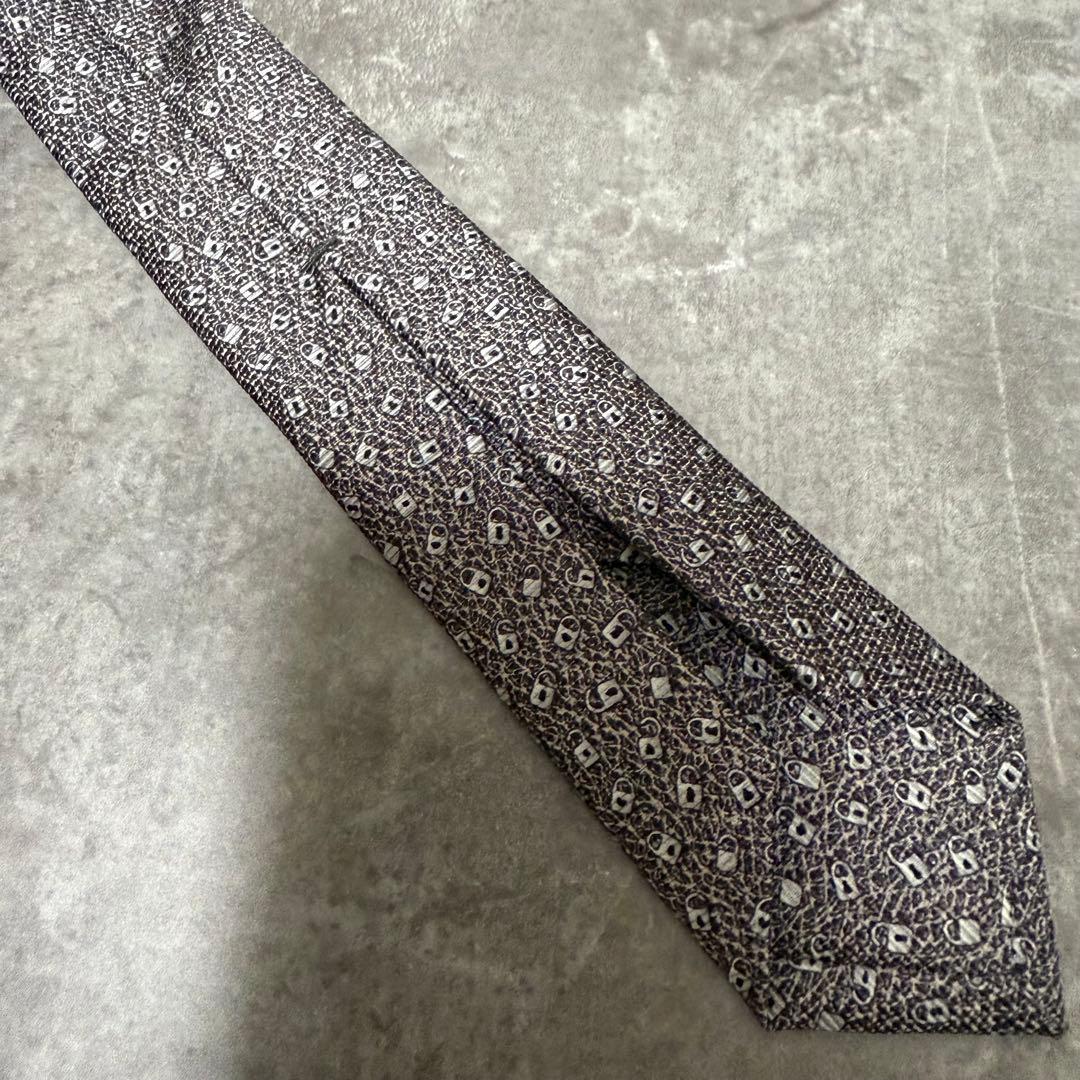 【✨極美品✨】BVLGARI ブルガリ ネクタイ シルバー セッテピエゲ 結婚式
