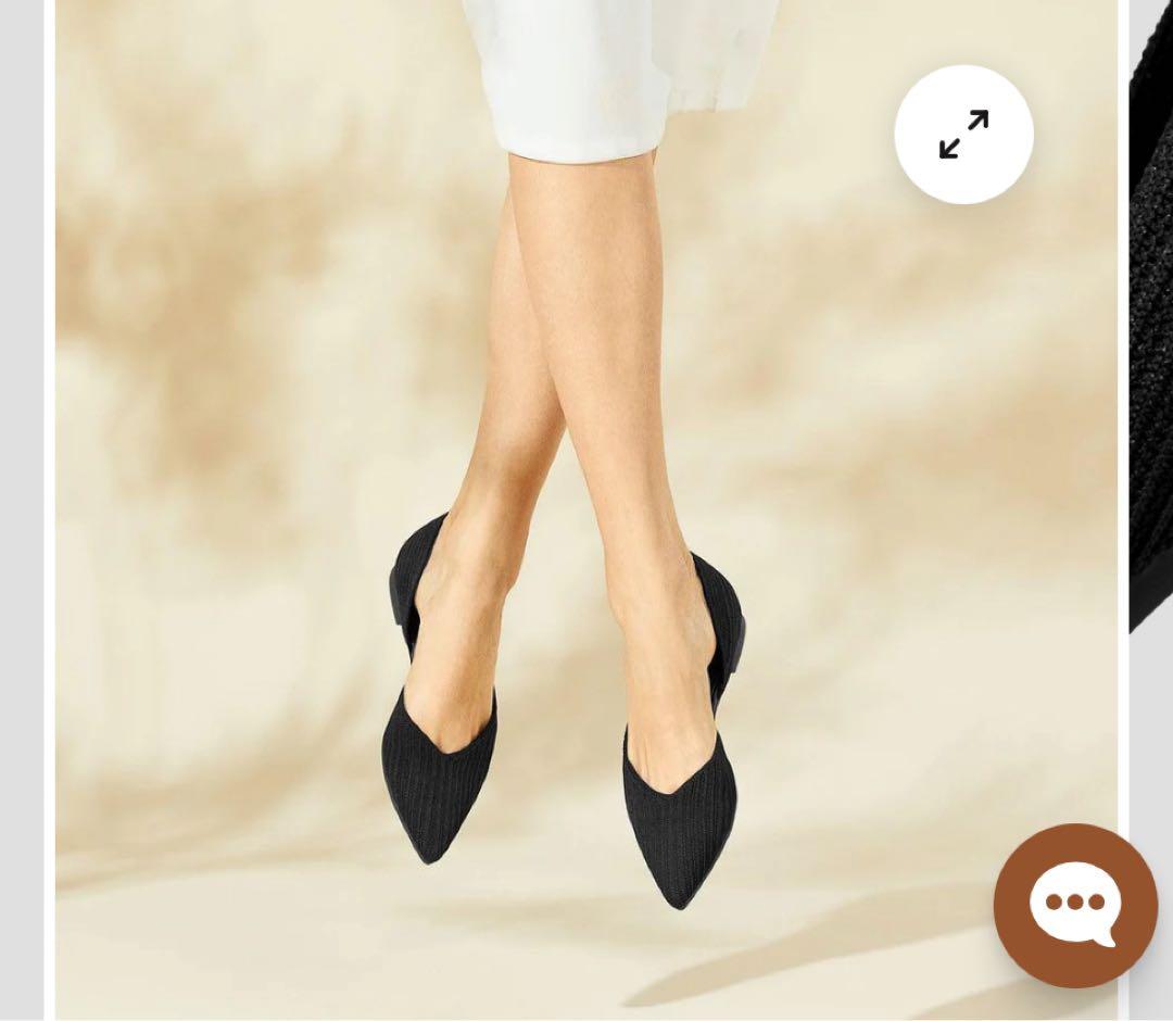 【匿名配送】VIVAIA MELIA Black EU37.5 フラットシューズ