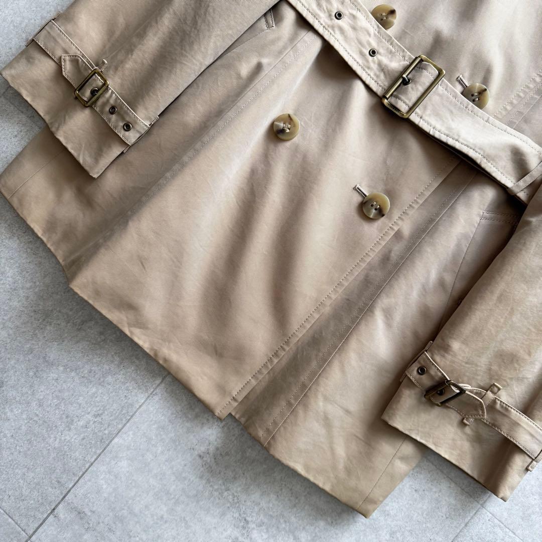 バーバリーロンドン　トレンチコート　ライナー　ノバチェック　ベージュ　11