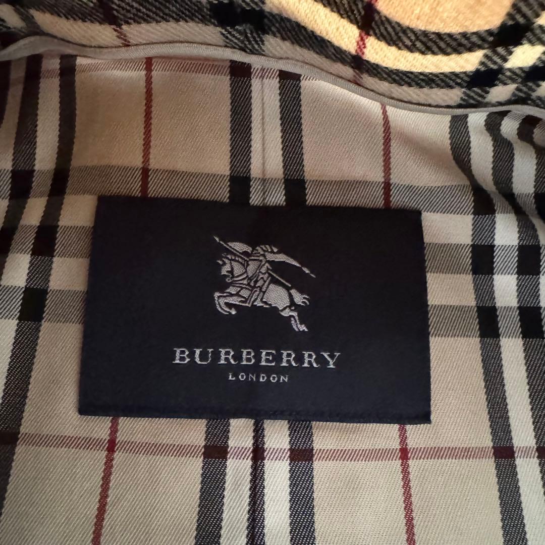 バーバリーロンドン　トレンチコート　ライナー　ノバチェック　ベージュ　11