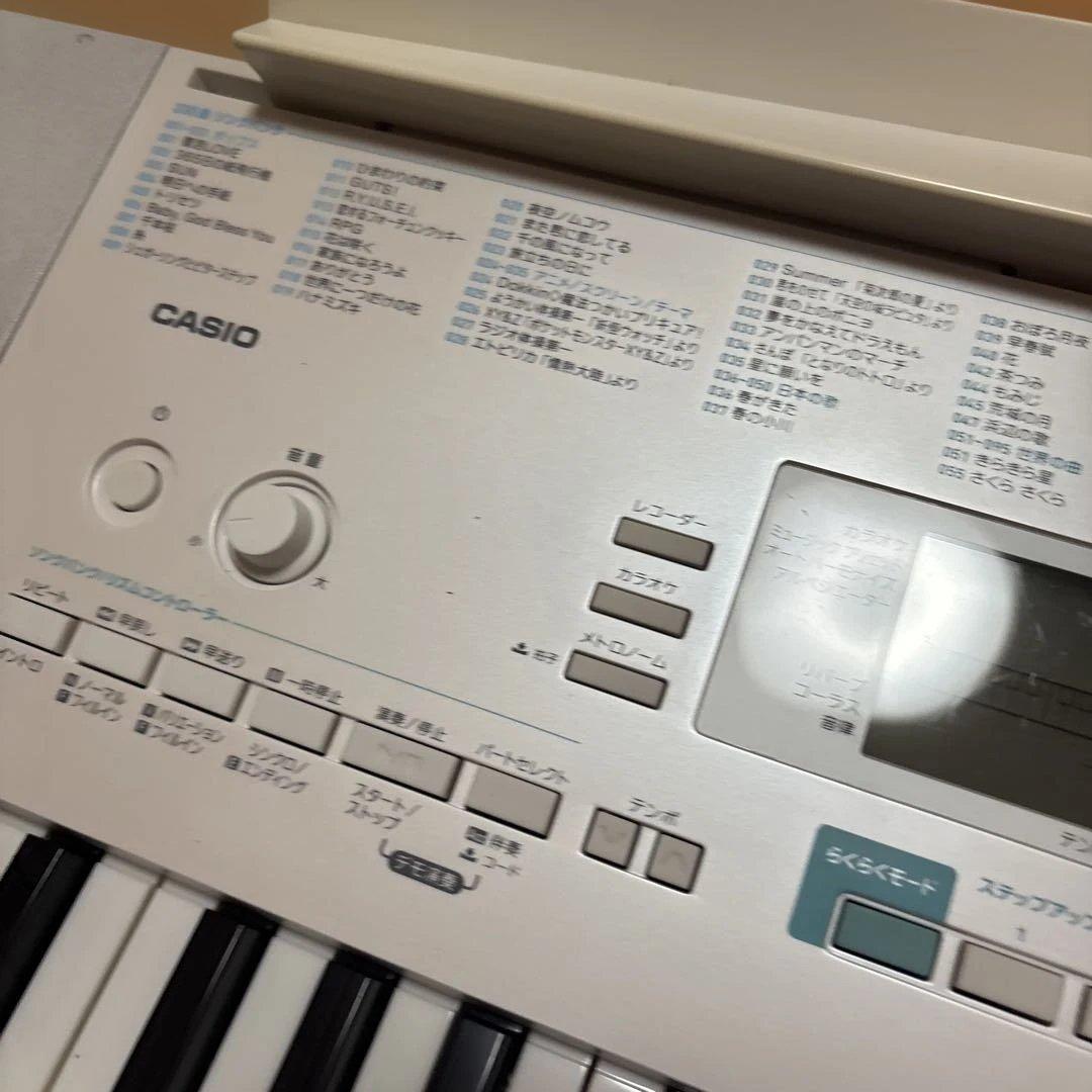 CASIO LK-223 光ナビゲーション 電子キーボード 61鍵