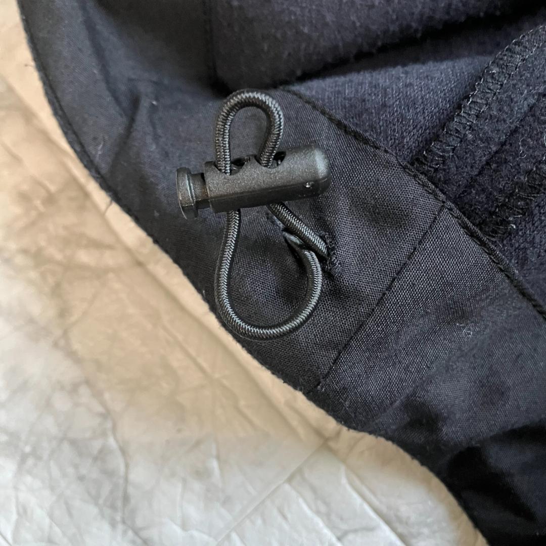 BEARDSLEY 袖パフ ジップブルゾン ブラック ゆったり フリー 近年