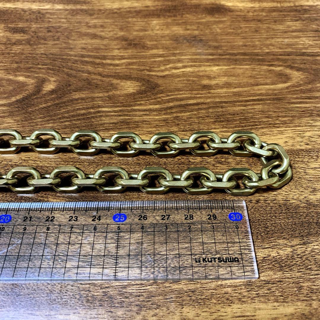 ウォレットチェーン　真鍮　ベルトフック　custom