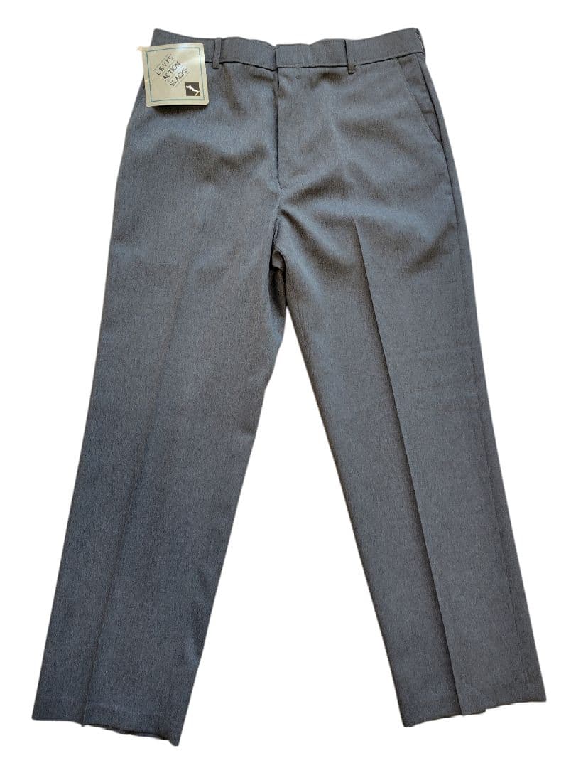デッドストック　LEVI'S　アクションスラックス　グレー　w36　ovy