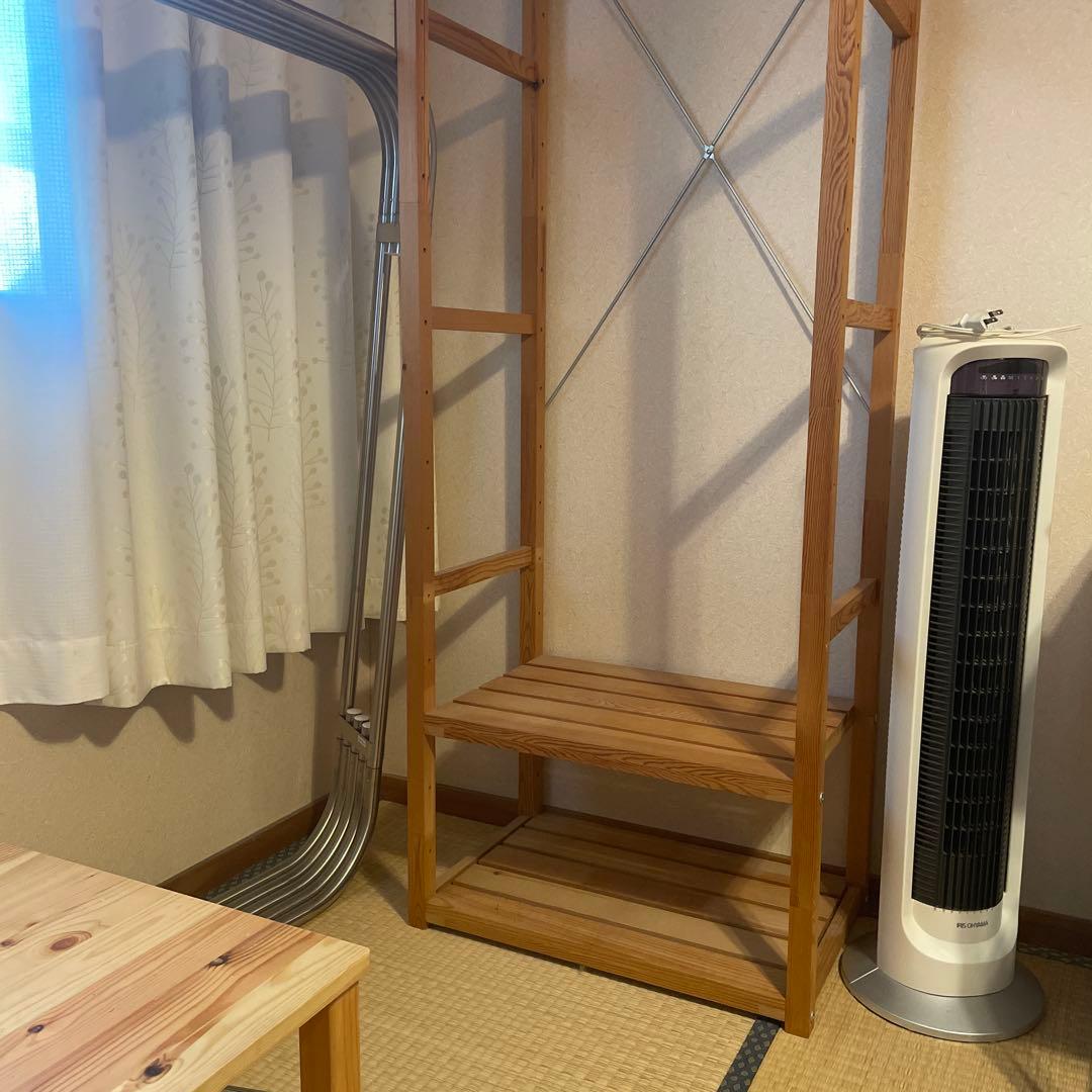 木製オープンシェルフ