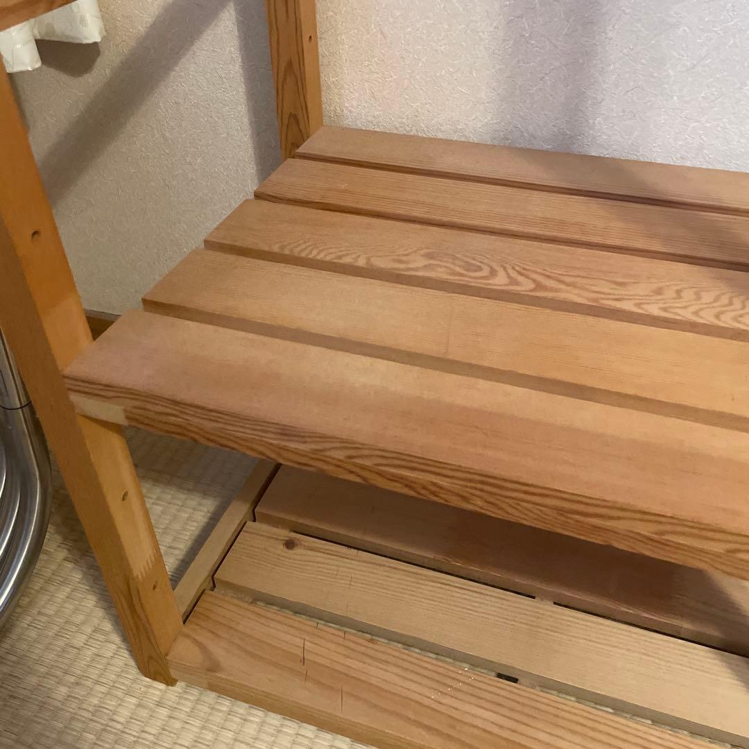 木製オープンシェルフ