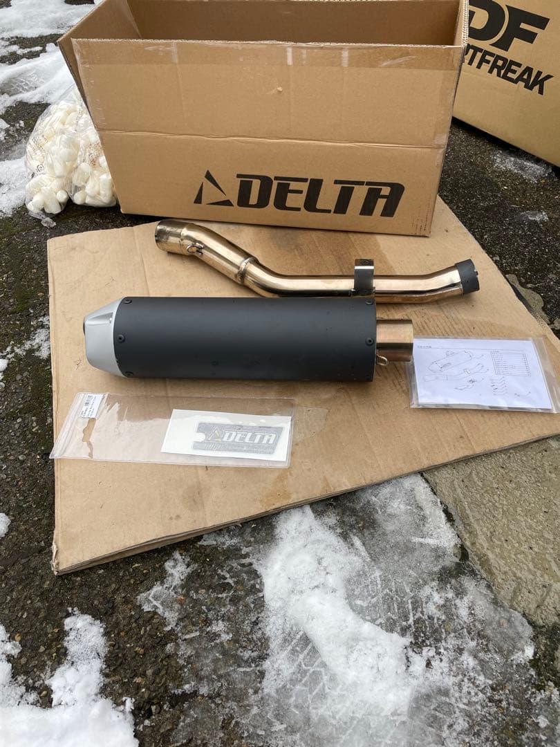 CRF250Lデルタマフラー