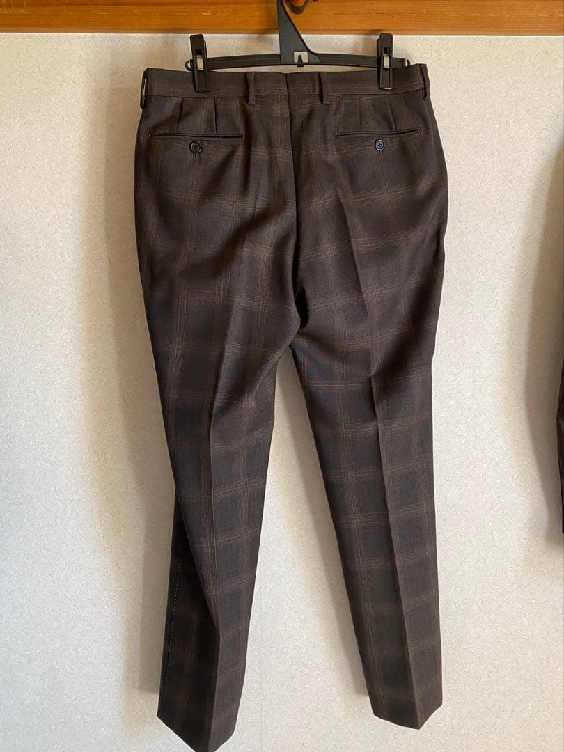 ポールスミス　ビジネススーツ　Ｌブラウンチェック