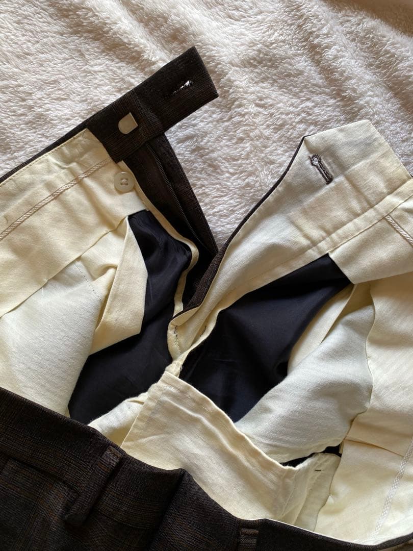 ポールスミス　ビジネススーツ　Ｌブラウンチェック