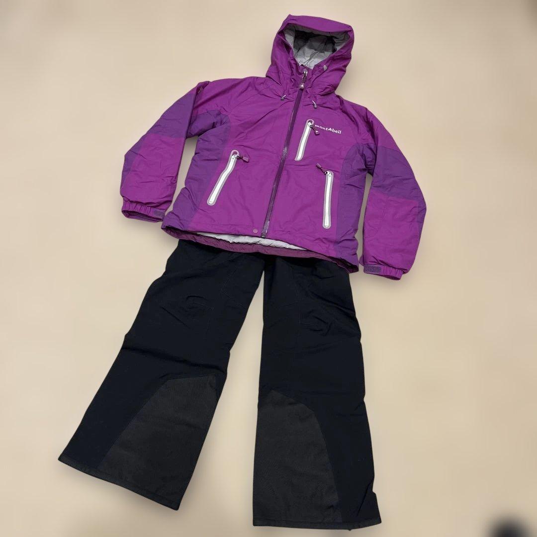 さー　mont-bell　スキーウェア　スノボーウェア 上下セット