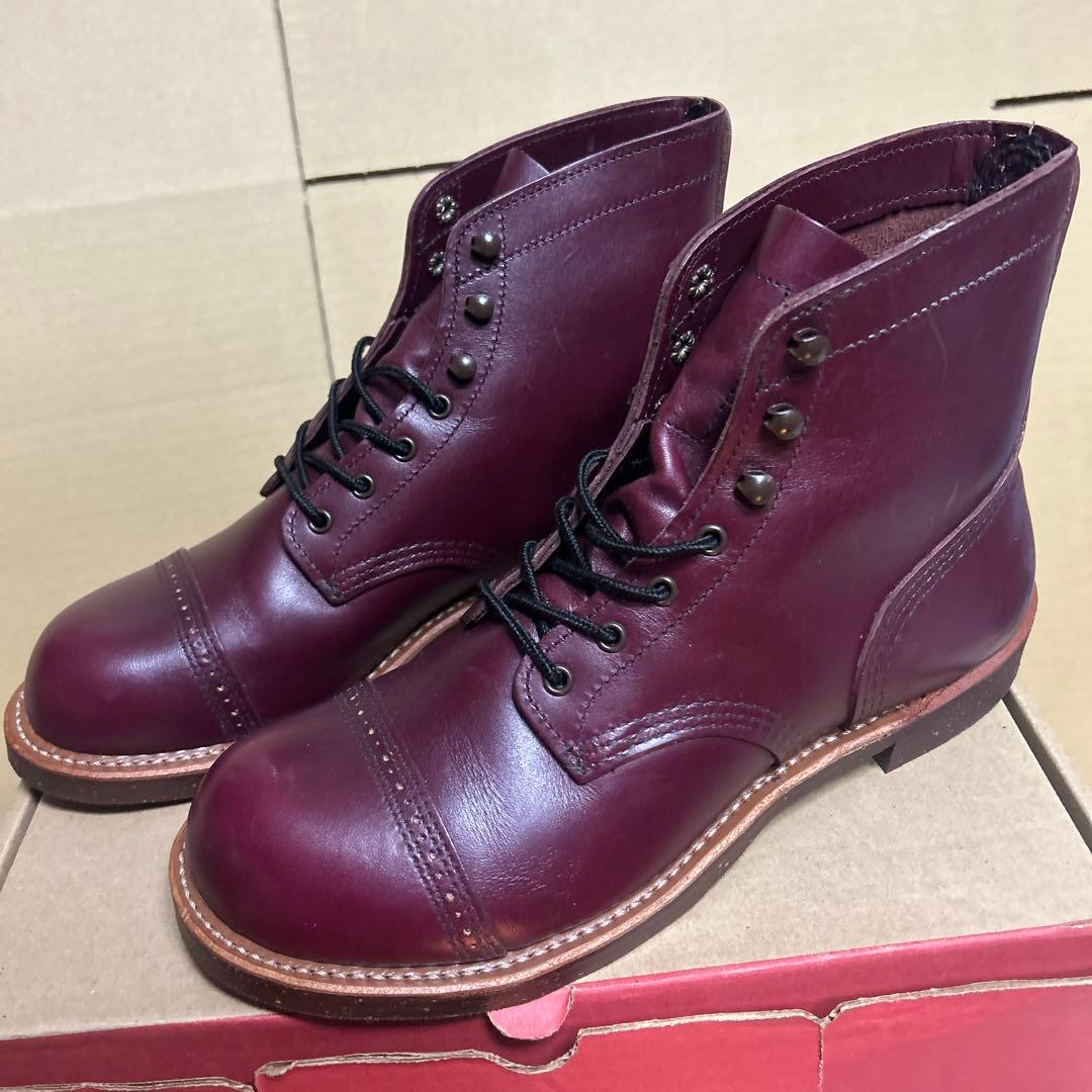 レッドウィング　アイアンレンジ　バーガンディ　8012 26cm US8D