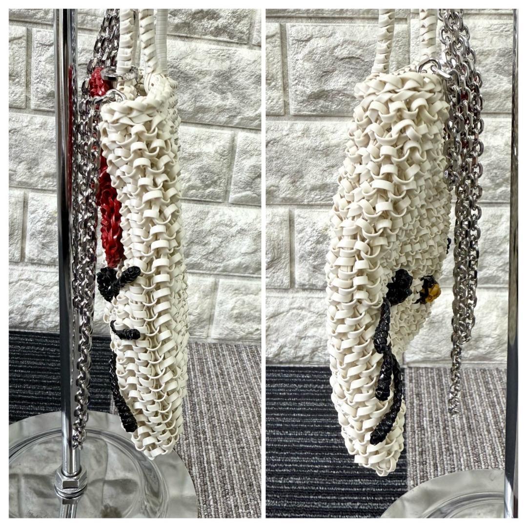 超美品　ANTEPRIMA　アンテプリマ　キティ　チェーン　ショルダーバック