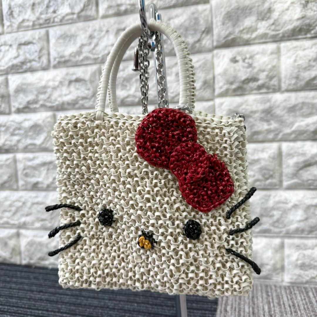 超美品　ANTEPRIMA　アンテプリマ　キティ　チェーン　ショルダーバック